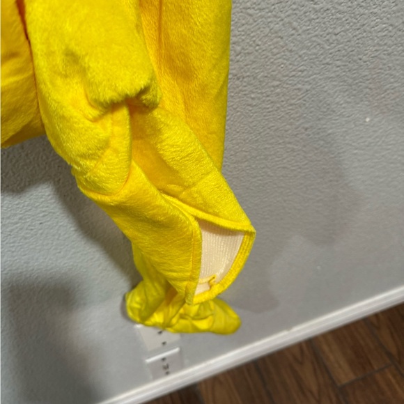 PIKACHU kids deluxe Halloween hooded costume jumpsuit with gloves size various - Picture 6 of 7